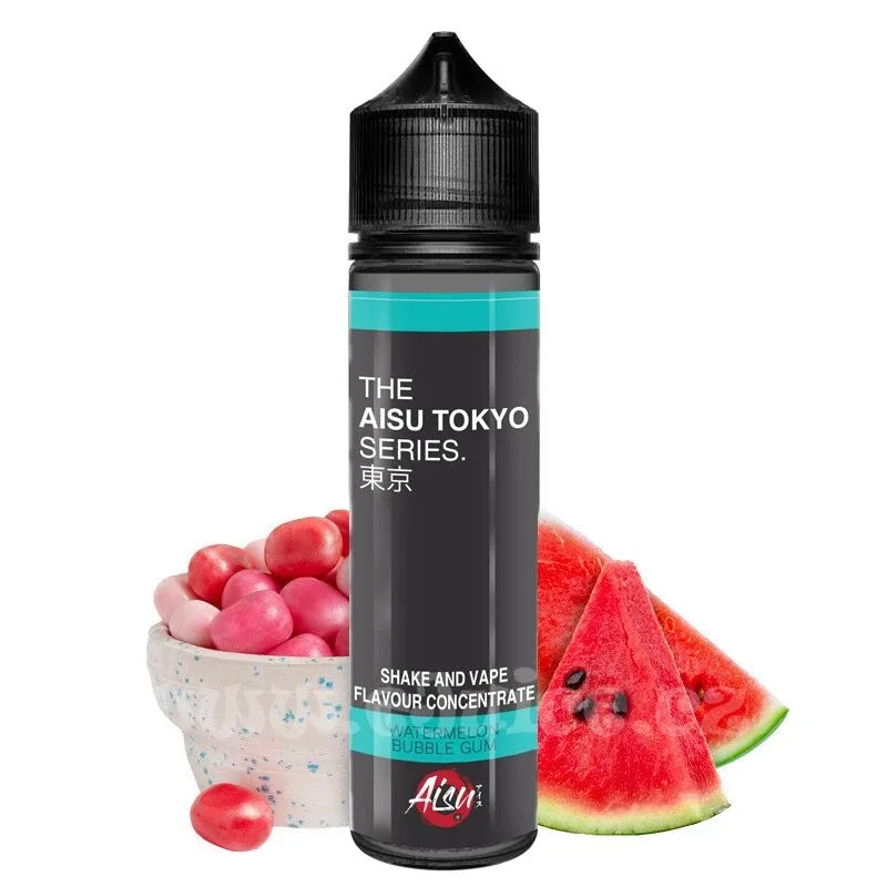 Příchuť ZAP! Juice S&V: AISU TOKYO Watermelon Bubble Gum (Melounová žvýkačka) objem 10ml tabáková nálepka Kolek R