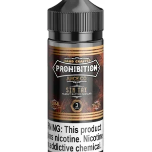 Prohibition Sin Tax PEANUT BUTTER CUSTARD 3MG