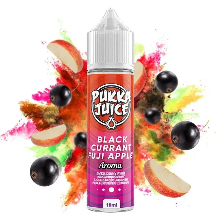 Pukka Juice - Shake & Vape - Blackcurrant Fuji Apple - 10ml Černý rybíz a jablko fuji
