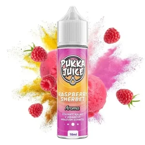 Pukka Juice - Shake & Vape - Raspberry Sherbet - 10ml Malinový sorbet