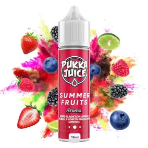 Pukka Juice - Shake & Vape - Summer Fruits - 10ml Bobulovitá směs s limetkou