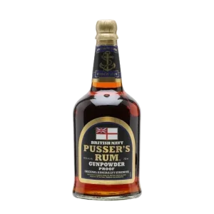 Pusser's British Navy Black Label Gunpowder 0,7L 54,5%
