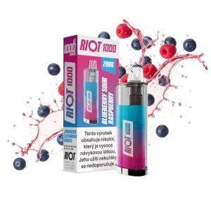 RIOT 1000 Disposable Pod Kit (Blueberry Sour Raspberry) 18mg