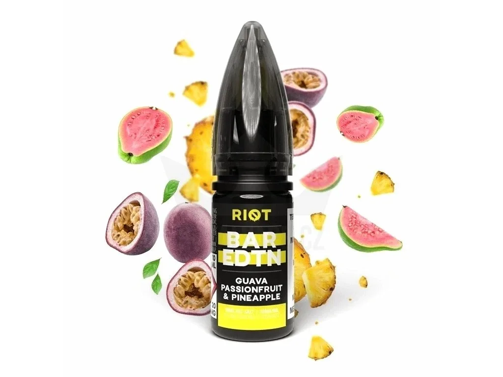 Riot BAR EDTN - Salt e-liquid - Guava Passionfruit Pineapple