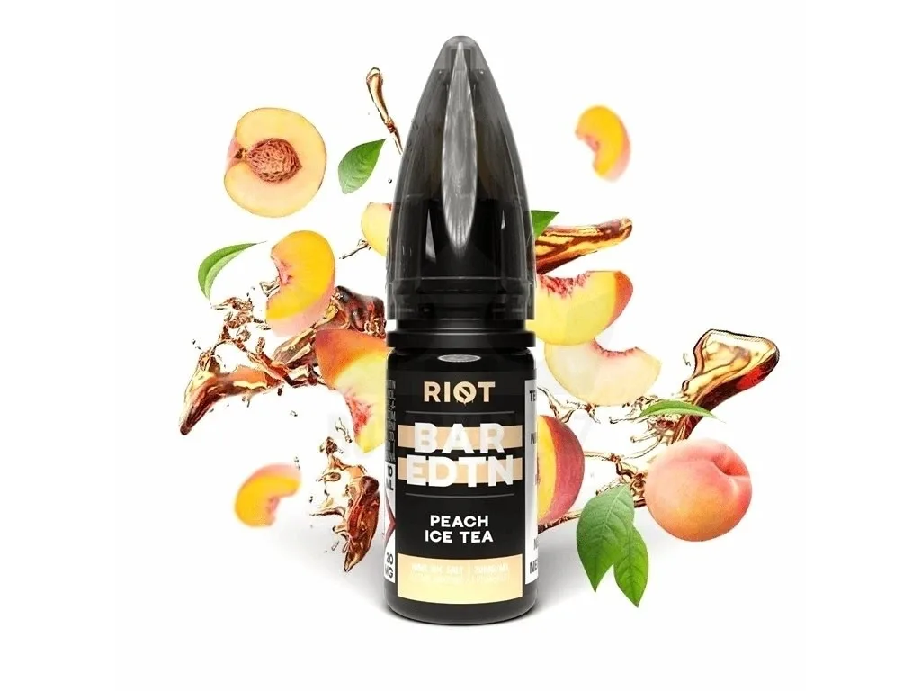 Riot BAR EDTN - Salt e-liquid - Peach ICE Tea