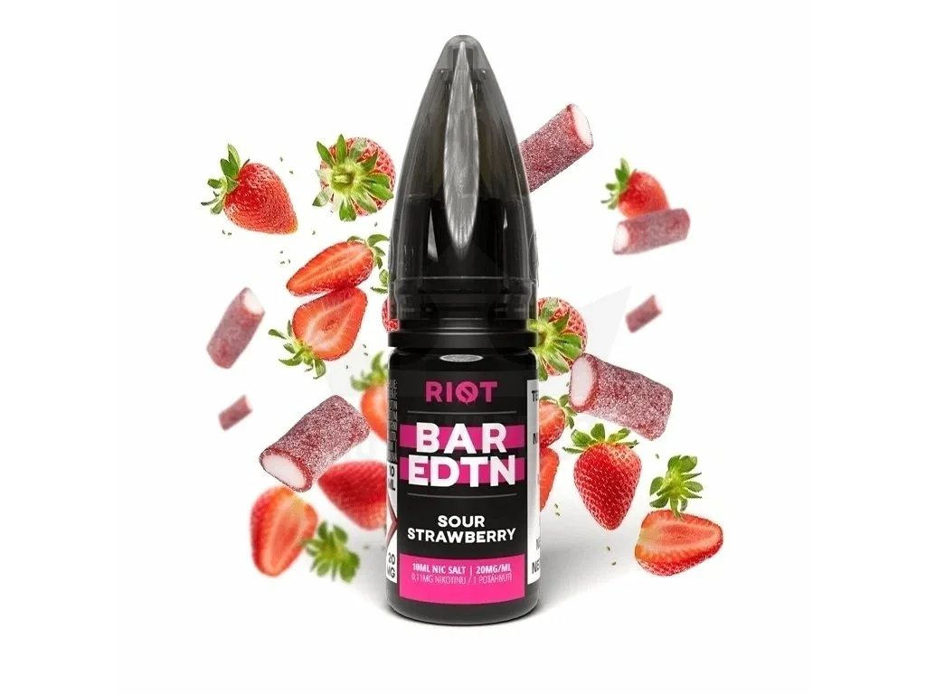 Riot BAR EDTN - Salt e-liquid - Sour Strawberry