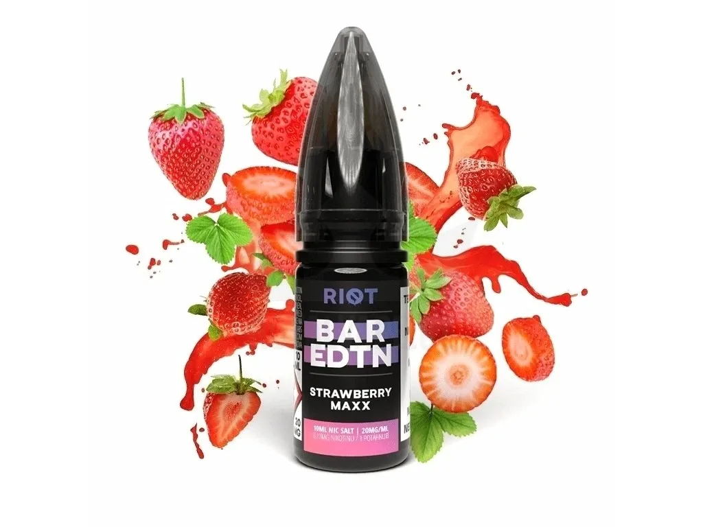 Riot BAR EDTN - Salt e-liquid - Strawberry Maxx