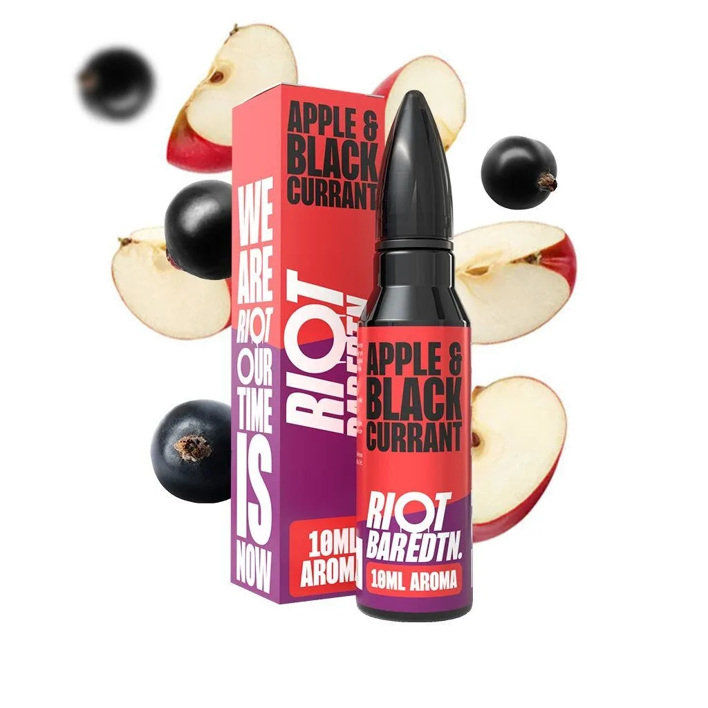Riot BAR EDTN S&V: Apple & Blackcurrant (Jablko & černý rybíz) objem 10ml