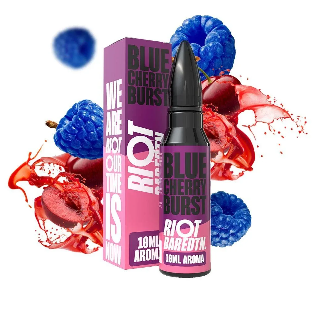 Riot BAR EDTN S&V: Blue Cherry Burst (Modrá ledová tříšť s třešní) objem 10ml