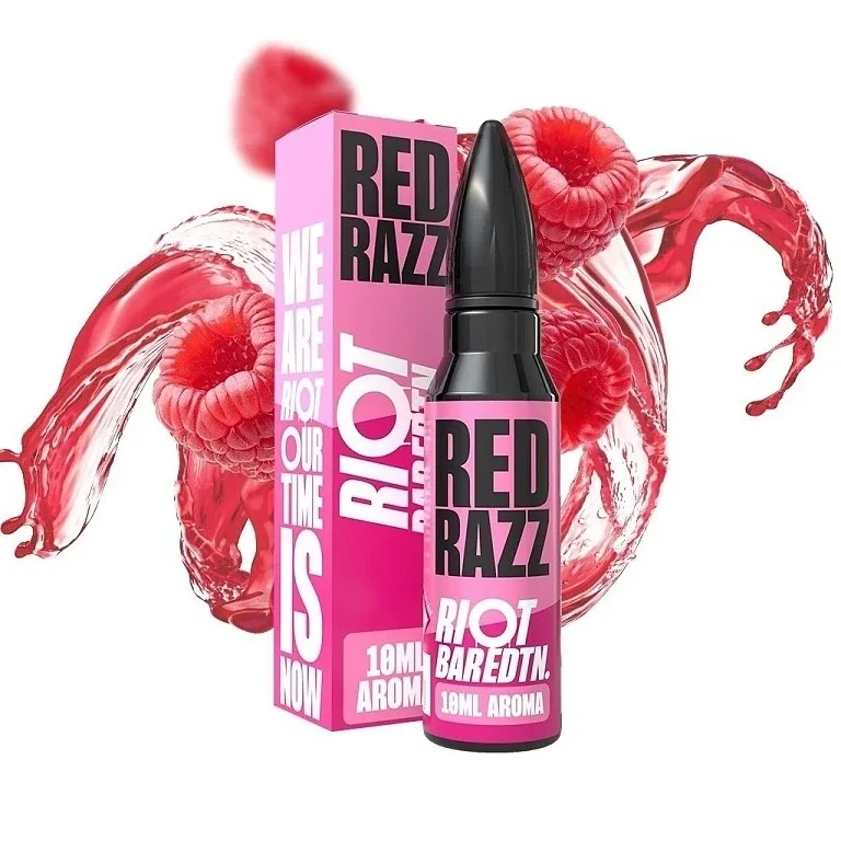 Riot BAR EDTN - S&V - Red Razz - 10ml Malinová tříšť