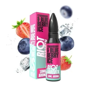 Riot BAR EDTN - S&V - Strawberry & Blueberry ICE - 10ml Ledová jahoda & borůvka