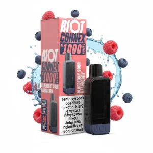 RIOT Connex 1000 předplněná kapsle (Blueberry Sour Raspberry) 18mg