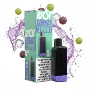 RIOT Connex 1000 předplněná kapsle (Grape Ice) 18mg