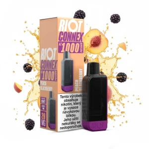 RIOT Connex 1000 předplněná kapsle (Peach Blackberry) 18mg