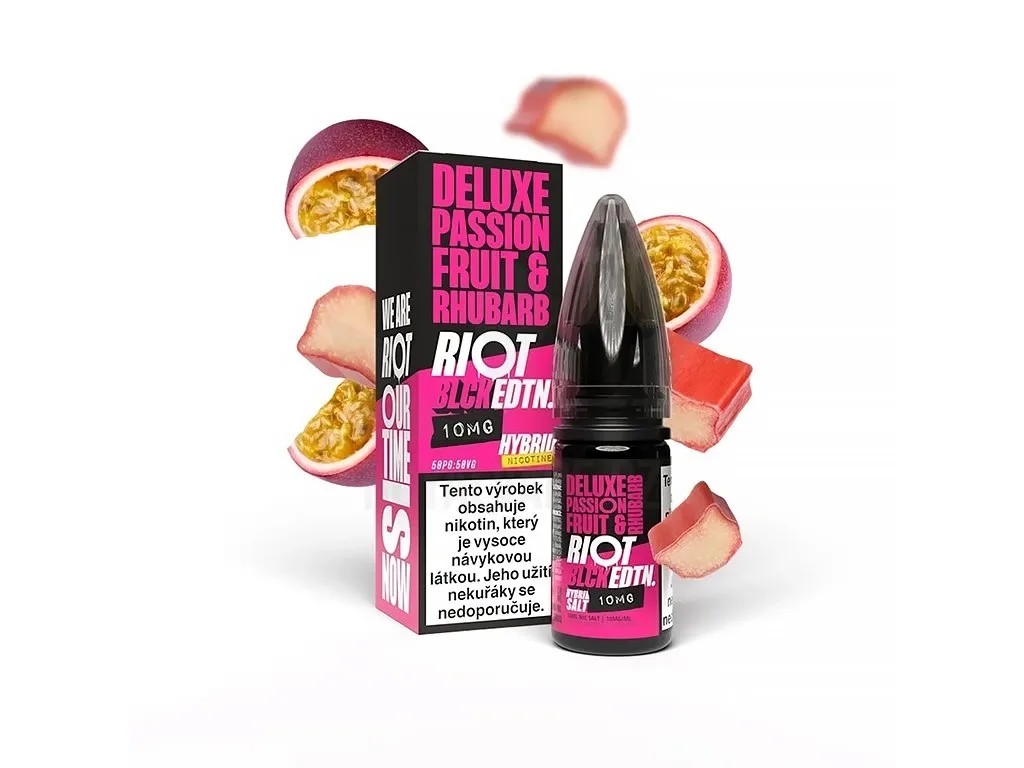 Riot SALT Hybrid - Deluxe Passionfruit & Rhubarb
