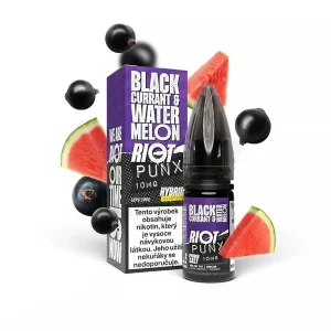 Riot SALT Hybrid - E-liquid - Blackcurrant Watermelon (Černý rybíz a vodní meloun)