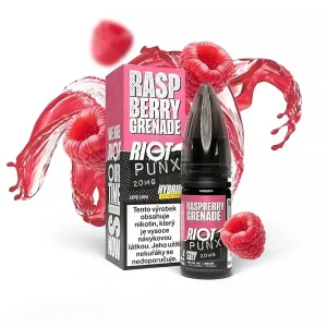Riot SALT Hybrid - E-liquid - Raspberry Grenade (Malinová limonáda)