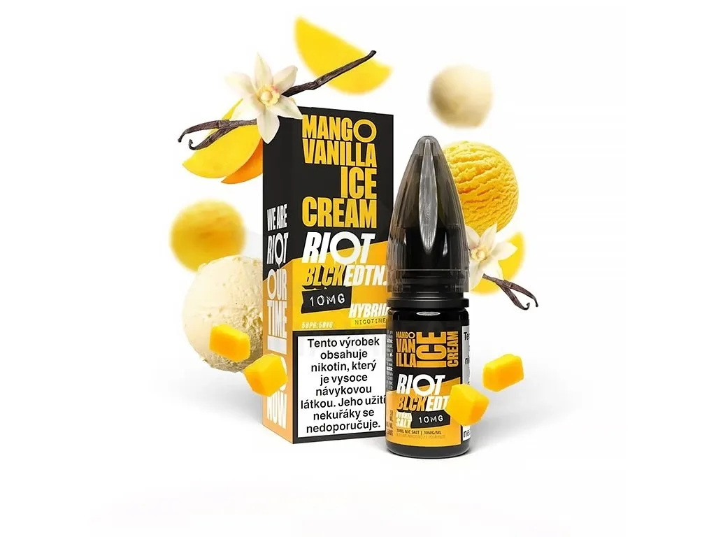 Riot SALT Hybrid - Mango Vanilla ICE Cream