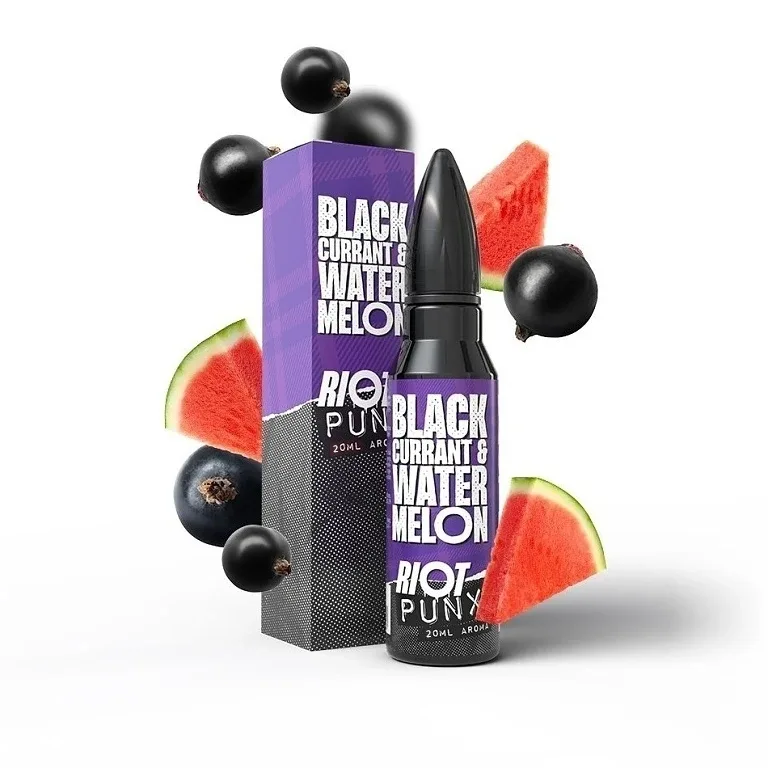 Riot Squad - Punx - S&V - Černý rybíz & Vodní meloun - 20ml (Blackcurrant, Watermelon)