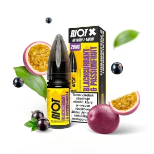 Riot X Salt Blackcurrant & Passionfruit 20mg Černý rybíz a marakuja