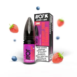 Riot X Salt Blueberry Sour Strawberry 10mg Kyselá borůvka a jahoda