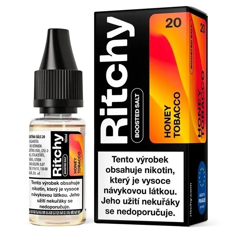 Ritchy Salt - Honey Tobacco - 20mg Medový tabák