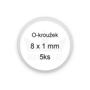 Sada O-kroužků / těsnění 8x1 mm (5ks)