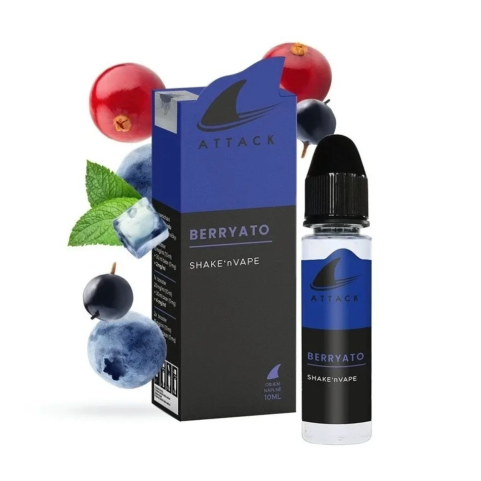 Shark Attack - S&V - Berryato - 10ml - PO EXPIRACI Ledová lesní směs