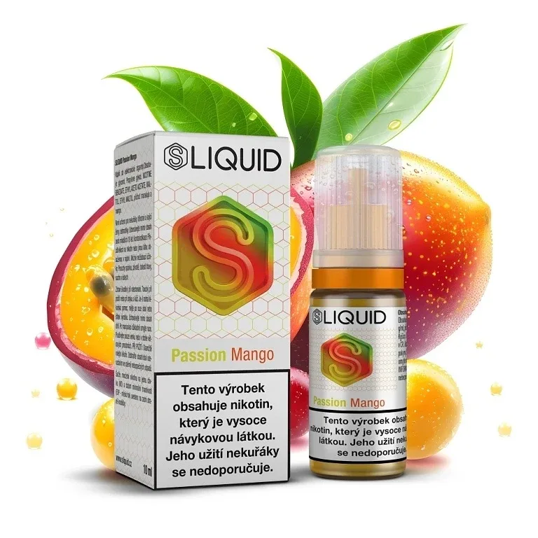 SLIQUID - Passion Mango (Marakuja a mango) - 10mg Salt e-liquid