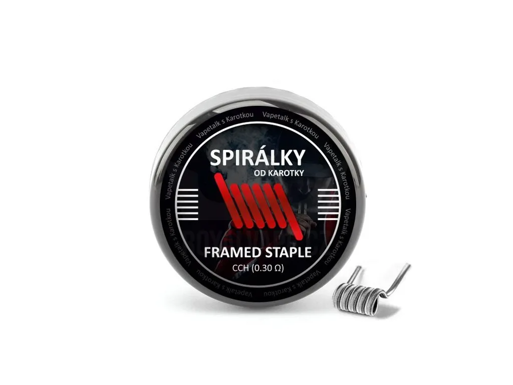 Spirálky od Karotky - CCH Framed Staple 0,3ohm (10ks)