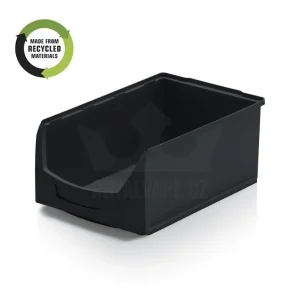 Ukládací box D - černá regranulát 50 x 31 x 20 cm