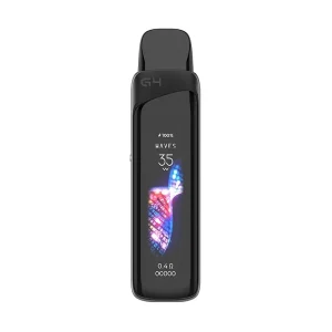 Uwell Caliburn G4 Pro Pod Kit Stripe Black Elektronická cigareta 1300mAh