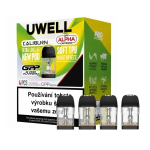Uwell Caliburn GPP Pod Cartridge 0,6ohm 2ml 4ks
