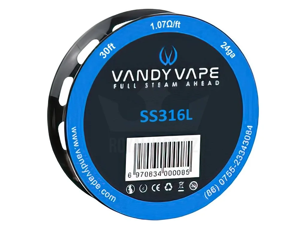 Vandy Vape SS316 odporový drát 24GA 9m