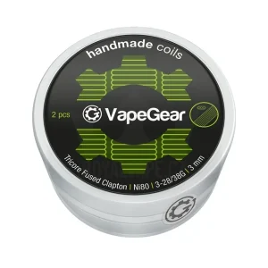 VapeGear Handmade Coils MTL Fused Clapton Ni80, 2ks, 2