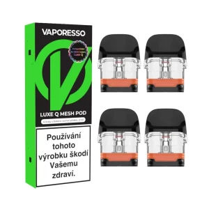 Vaporesso LUXE Q Series náhradní cartridge 4ks odpor 0,6ohm