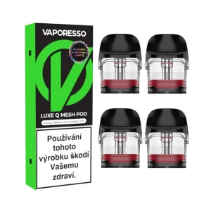 Vaporesso LUXE Q Series náhradní cartridge 4ks odpor 0,8ohm