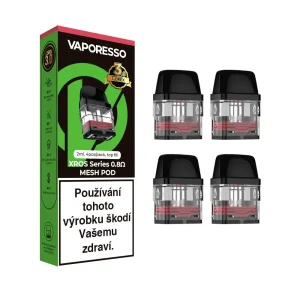 Vaporesso XROS Series Top Fill 2ml náhradní cartridge 4ks odpor 0,8ohm