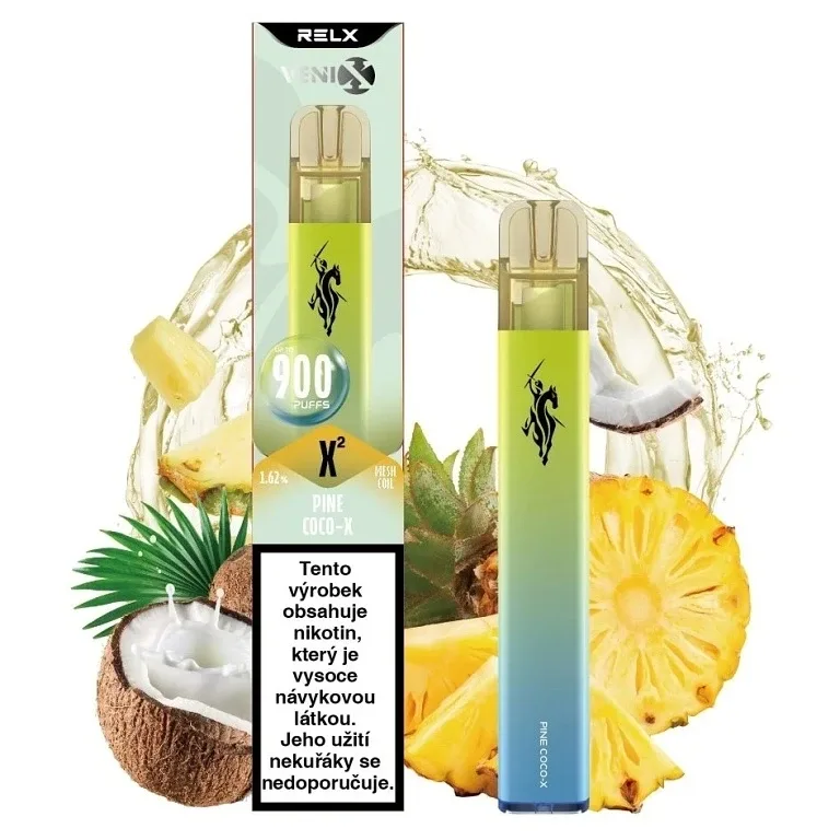 Venix X2 - Pine Coco-X - 16mg Pine Coco (Ananas, Kokos)