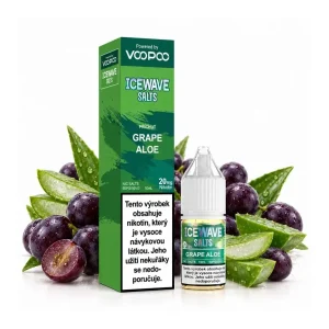 Voopoo ICEWAVE Salts Grape Aloe 10ml 20mg Hroznové víno, Aloe Vera