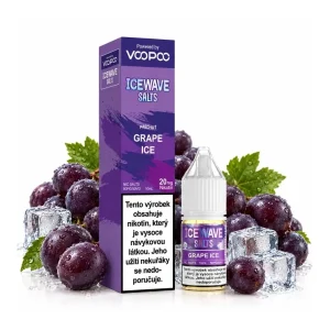 Voopoo ICEWAVE Salts Grape ICE 10ml 20mg Hroznové víno, Chladivá složka (ICE)