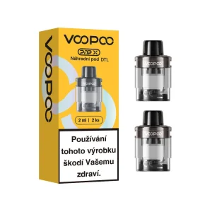 VooPoo PnP-X DL náhradní cartridge prázdná 2ml Grey 2ks
