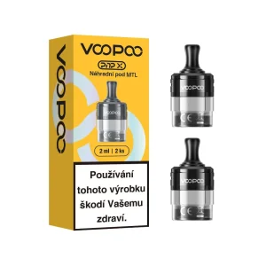 VooPoo PnP-X MTL náhradní cartridge prázdná 2ml Black 2ks