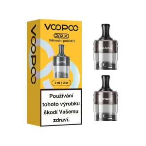 VooPoo PnP-X MTL náhradní cartridge prázdná 2ml Grey 2ks