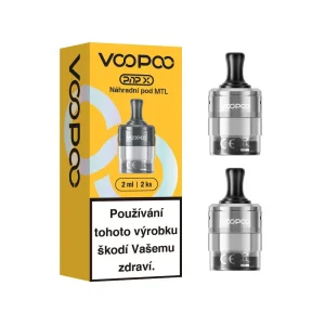 VooPoo PnP-X MTL náhradní cartridge prázdná 2ml Silver 2ks