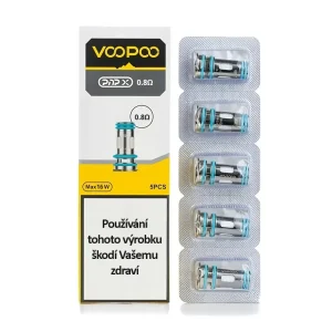 VOOPOO PnP-X žhavící hlava 0,8 ohm 5ks