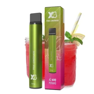 X4 Bar - 0mg - ZERO - Pink Lemonade (Růžová limonáda)