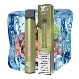 X4 Bar - 20mg - Grape ICE (Chladivé hroznové víno)