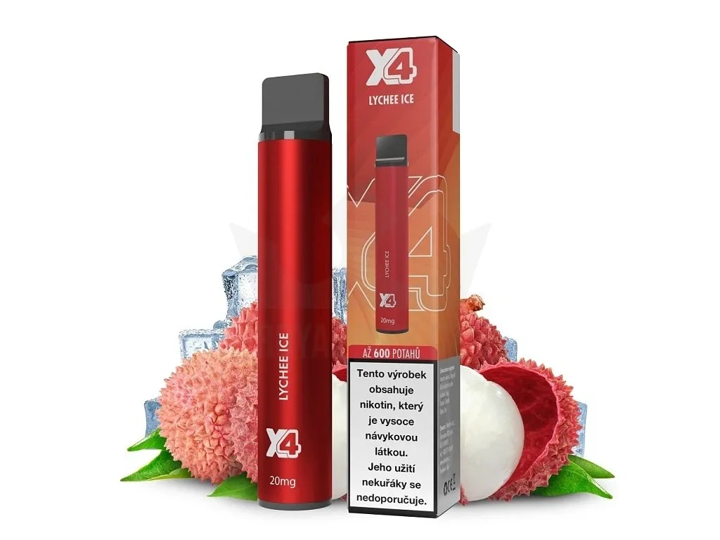 X4 Bar - 20mg - Lychee ICE (Chladivé liči)