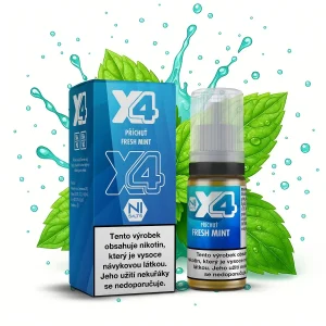 X4 Bar Juice Fresh Mint (Čerstvá máta) 10ml 10mg